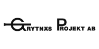 Grytnäs Projekts logotyp i gråskala